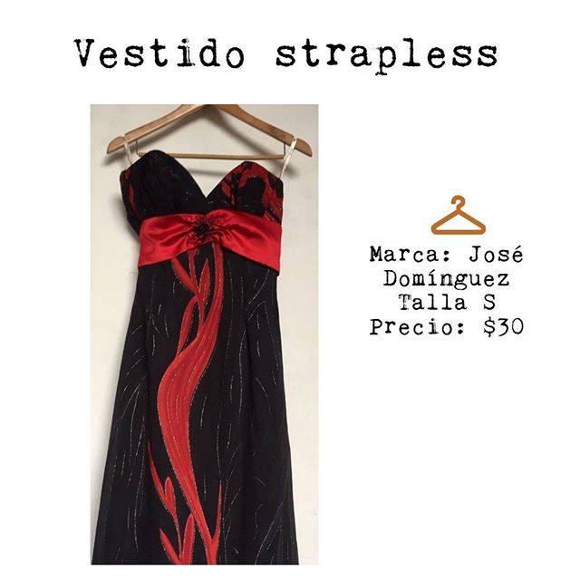 Vestido diseño negro y rojo de José Domínguez con corset y laza detrás para ajustarlo al cuerpo. 

#preloveddress #preloved